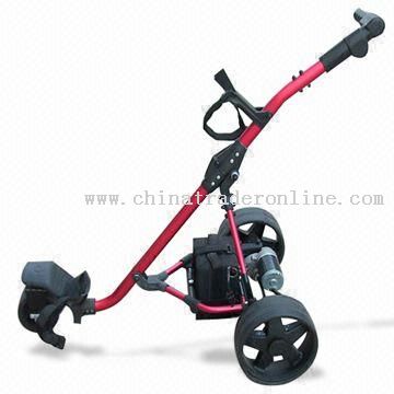 Electric Golf Trolley with Maximum Speed of 6.5kph